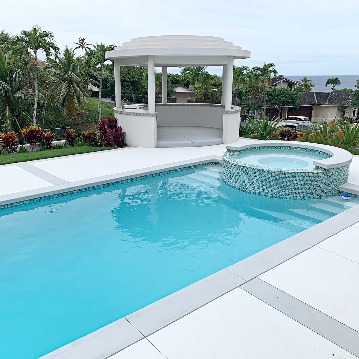 image of woman in pool