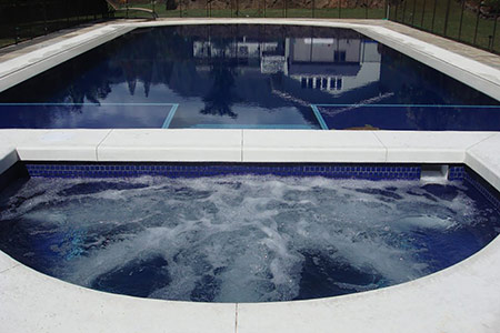 image of custom swimming pool by Poseidon Pools Hawaii