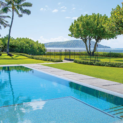 image of custom swimming pool by Poseidon Pools Hawaii