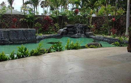 image of infinity swimming pool by Poseidon Pools Hawaii